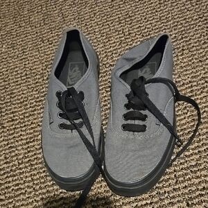 Vans Gray Canvas Sneakers skate